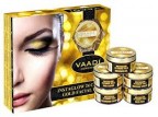 Vaadi Herbal Gold Facial Kit - 24 Carat Gold Leaves, Marigold & Wheatgerm Oil, Lemon Peel Extract 270 gm